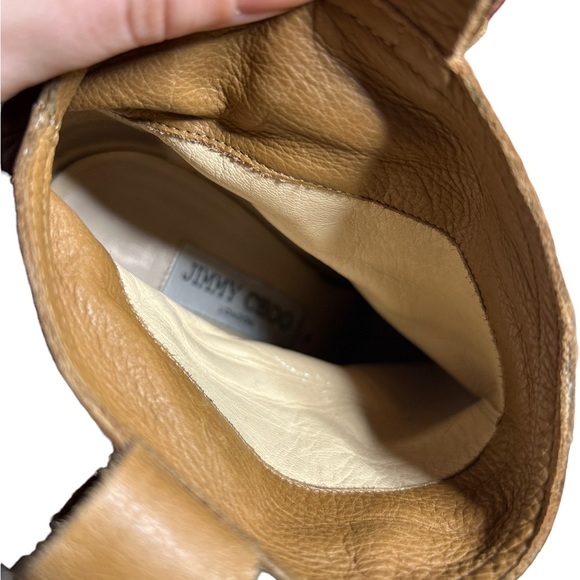 Jimmy Choo ankle boots Jimmy Choo western booties BOHO designer boots SZ 8 - Picture 14 of 16